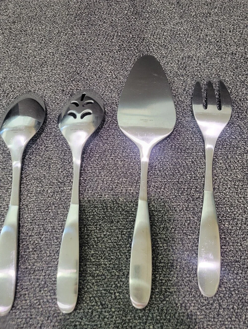 Splendide Stainless 18/8 Korea  Serving Set Spoon Fork Pie Server